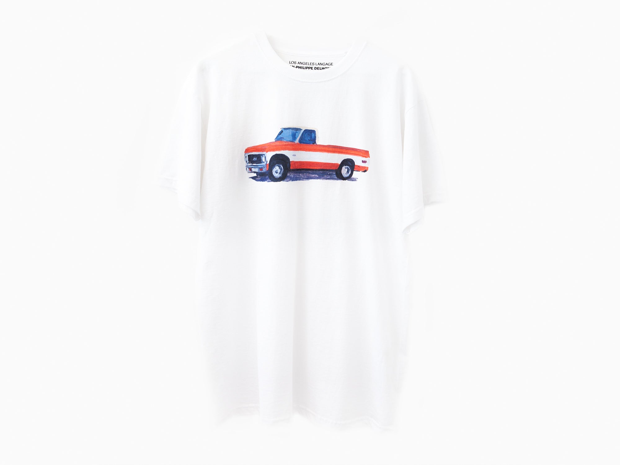 Perrotin x Jean-Philippe Delhomme - Los Angeles Language - "Car 12" (Red) t-shirt (2nd print)