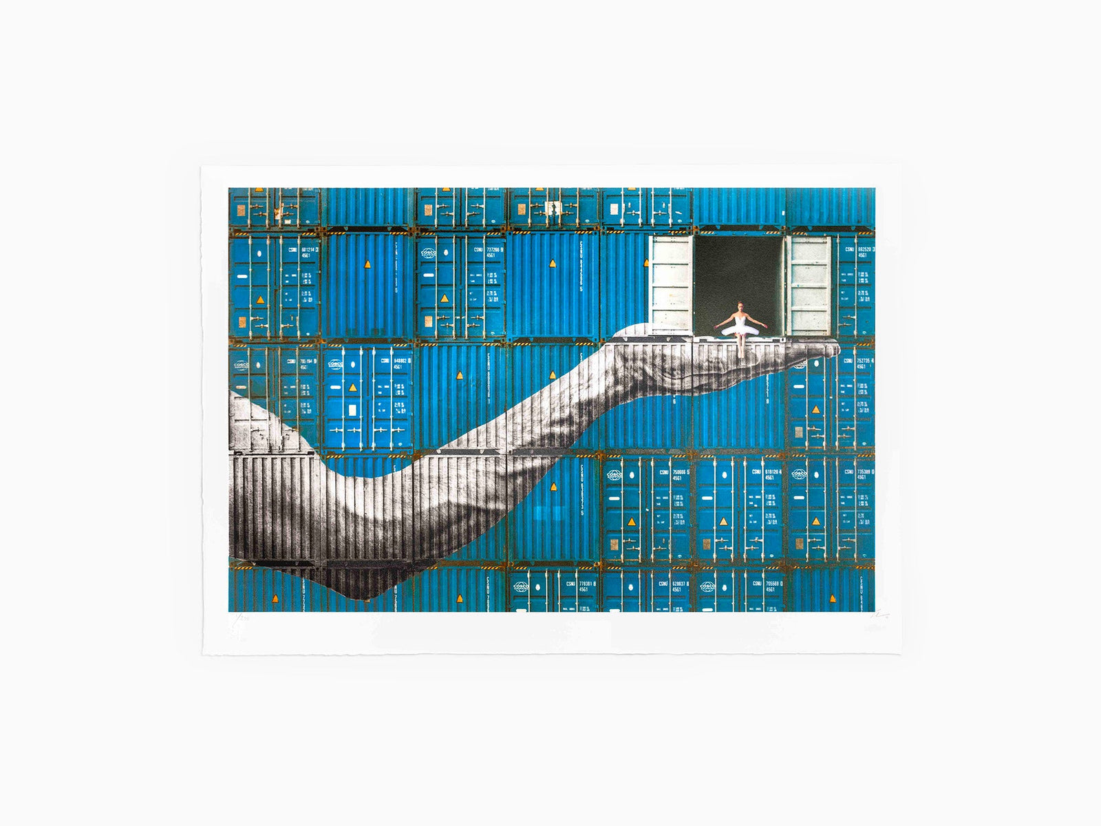 From The Archives: JR – « Ballerina in Containers », « On the Edge », Le Havre, France, 2023