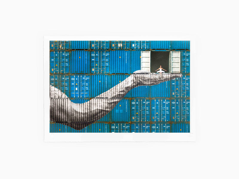 From The Archives: JR – « Ballerina in Containers », « On the Edge », Le Havre, France, 2023