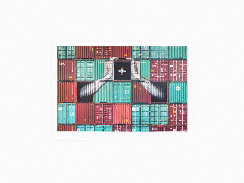 From The Archives: JR - The ballerina in containers, Holding tight, Le Havre, 2021