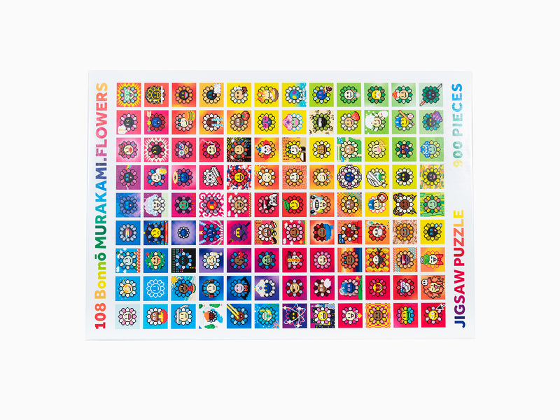 Takashi Murakami - 108 Bonno  MURAKAMI.FLOWERS Jigsaw Puzzle