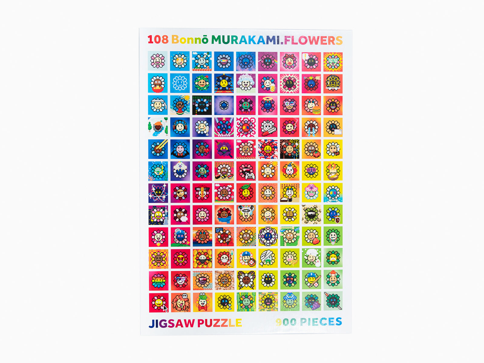 Takashi Murakami - 108 Bonno  MURAKAMI.FLOWERS Jigsaw Puzzle