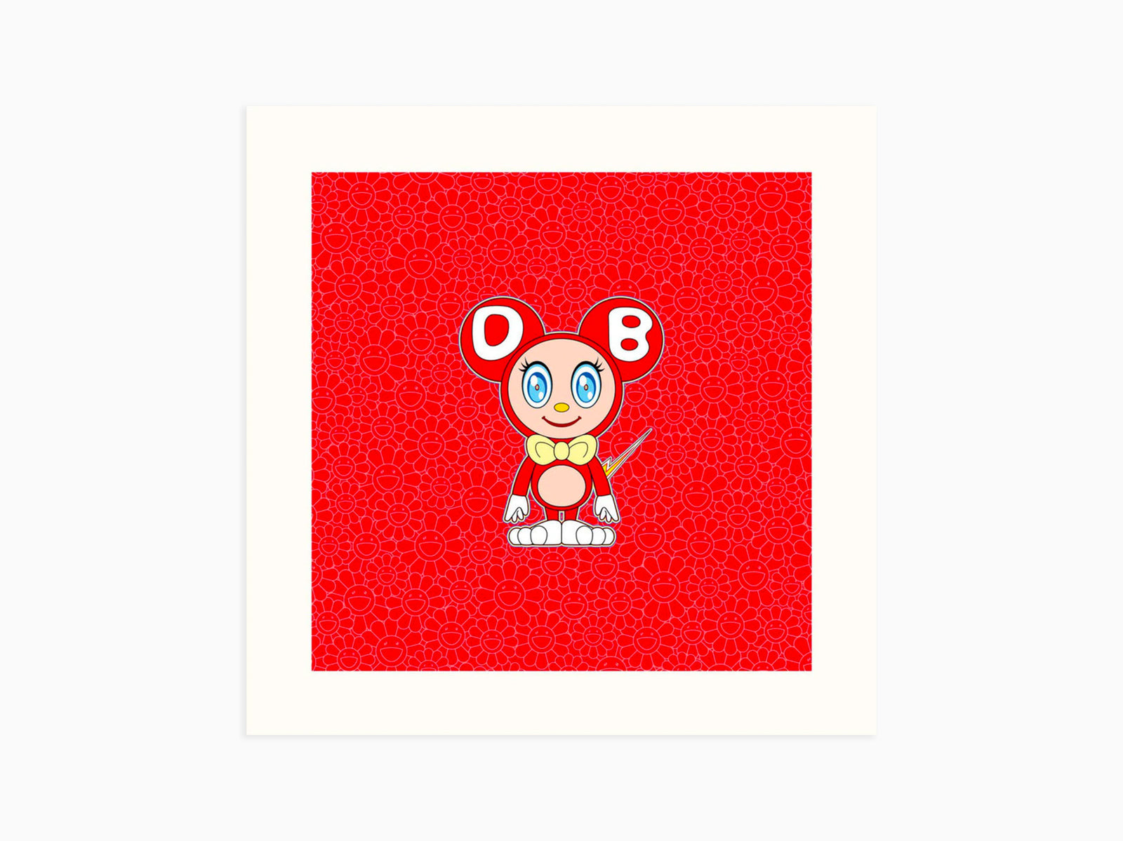 Takashi Murakami - DOB 2021 Camellia Red