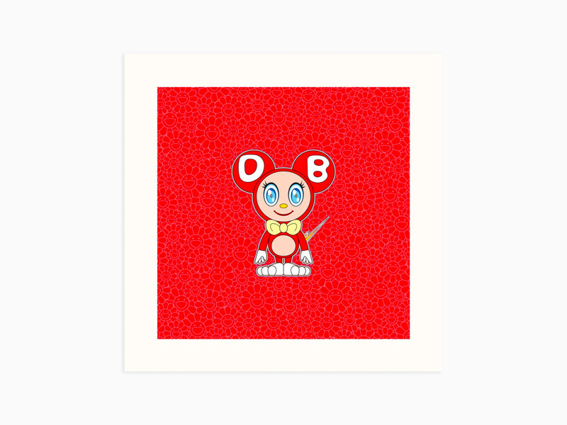 Takashi Murakami - DOB 2021 Camellia Red
