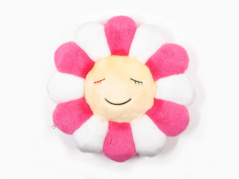 Takashi Murakami - Flower Cushion - 30 cm - Pink & Yellow