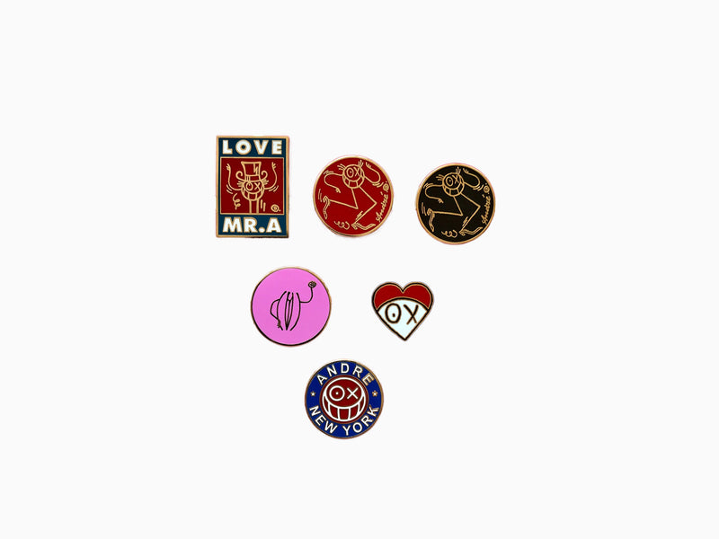André - Pack of Collectible Pins