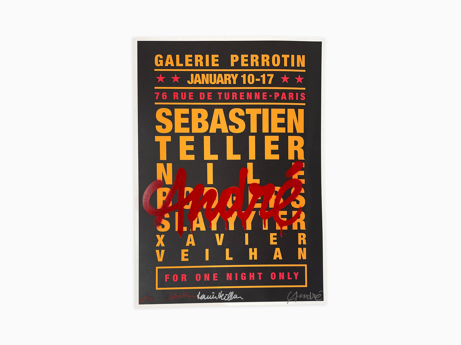 André - Galerie Perrotin For One Night Only 2026