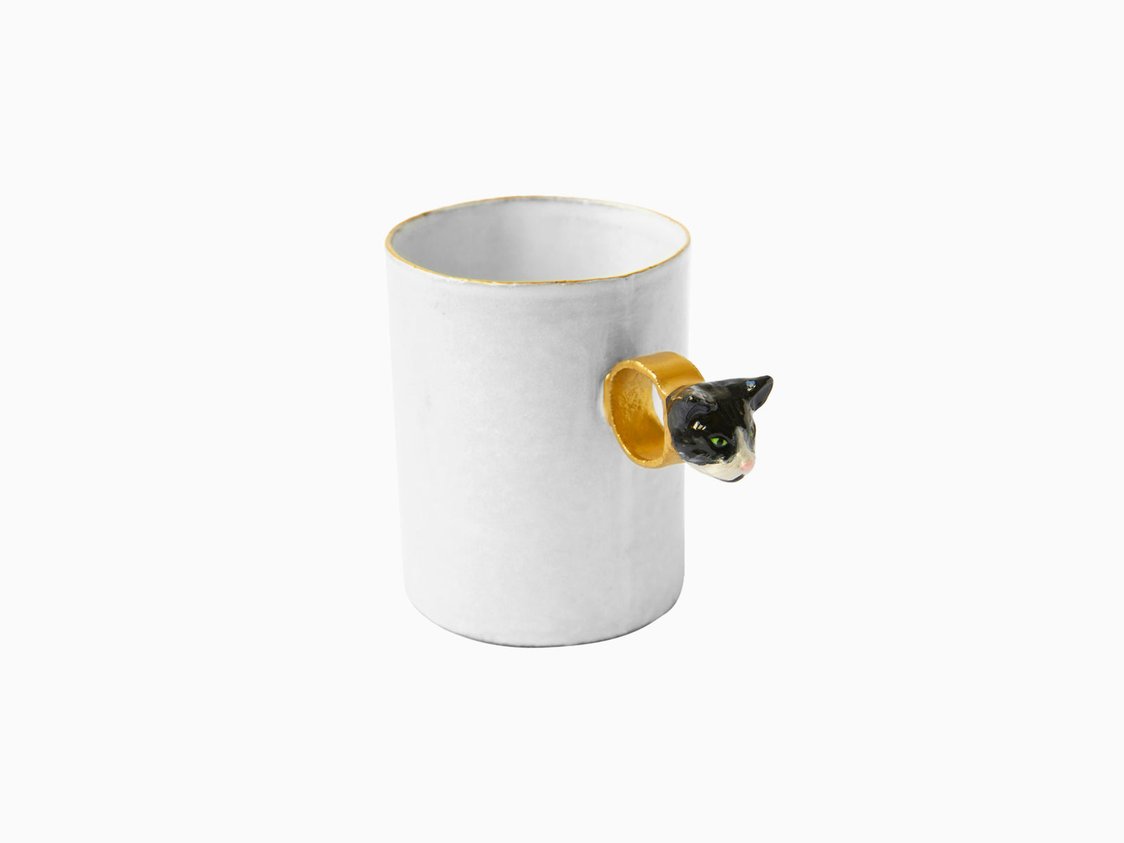 Astier de Villatte x Serena Carone - Tasse Bague Chat