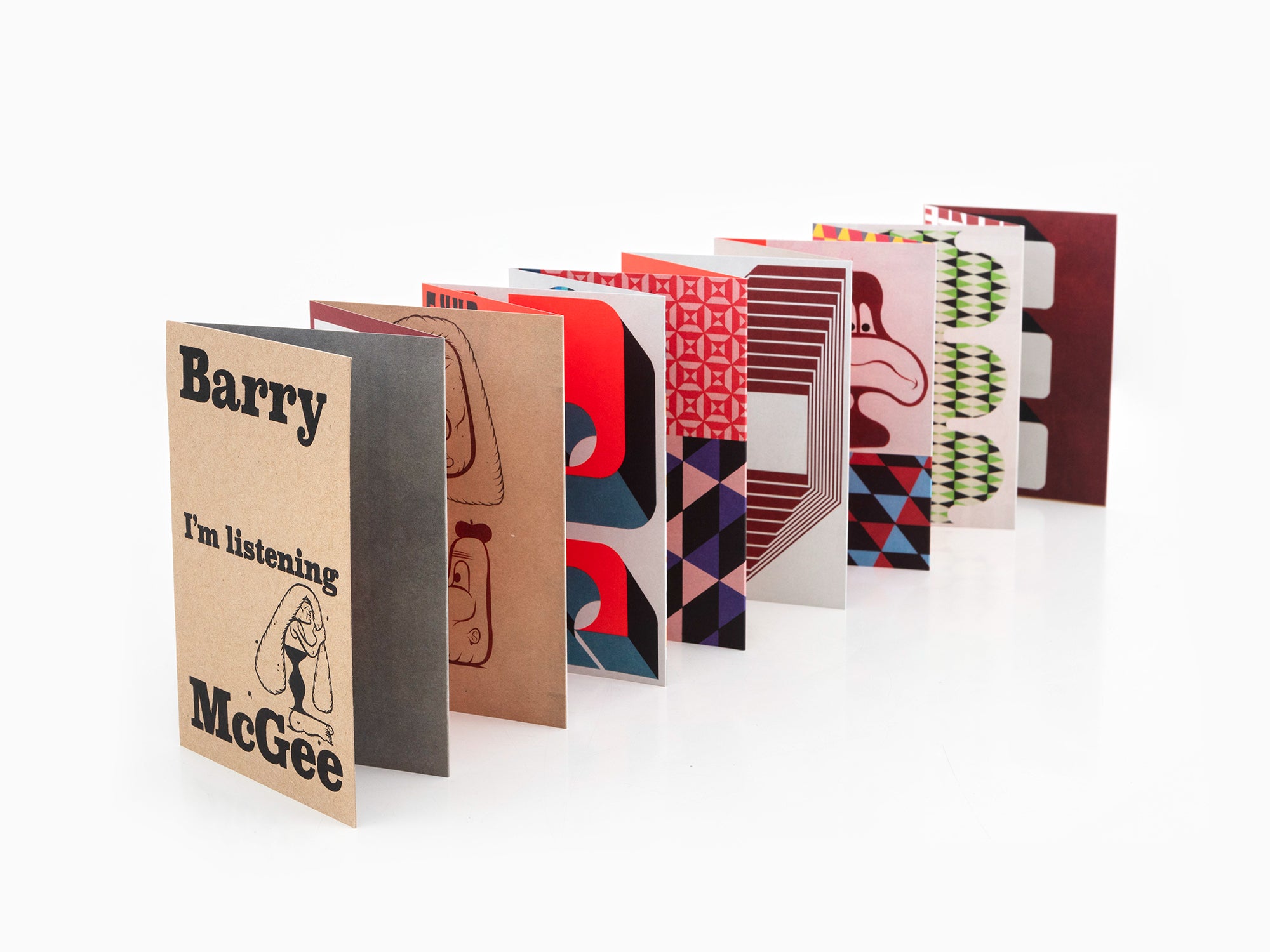 Barry McGee -"I'm Listening" Leporello