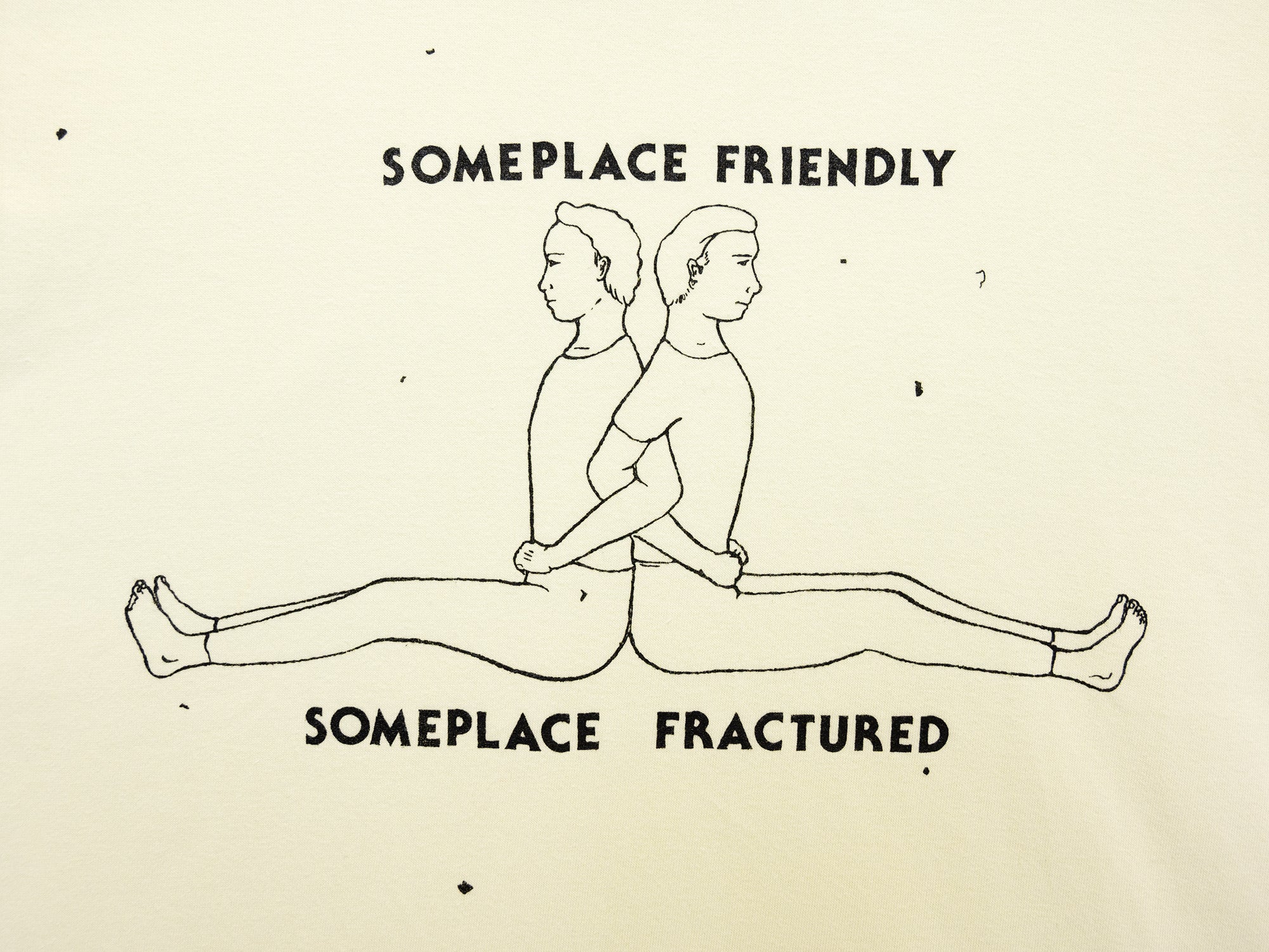 Barry McGee - Someplace Friendly, Someplace Fractured T-shirt