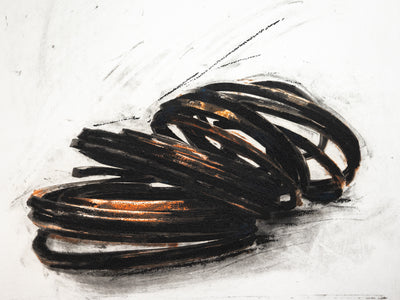 Bernar Venet - Effondrement : Lignes indéterminées, 2022
