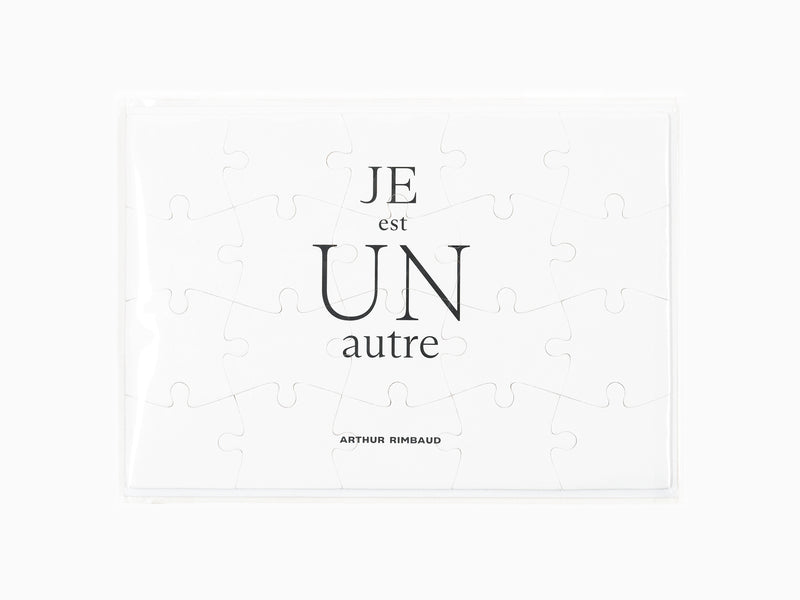 Carte postale puzzle - Je est un autre / Arthur Rimbaud