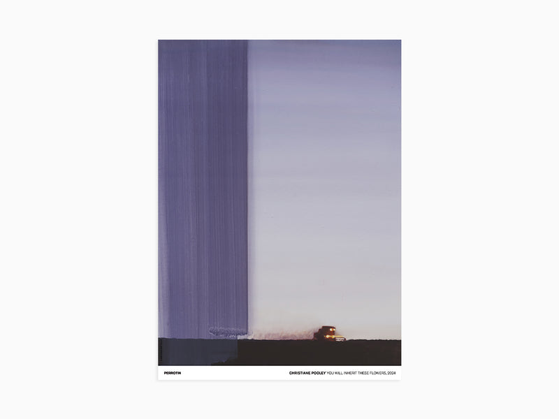Christiane Pooley - You Will Inherit These Flowers, 2024 (signed poster)