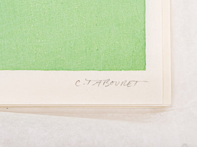 Claire Tabouret - Self Portrait in a Robe (purple) Ukiyo-e