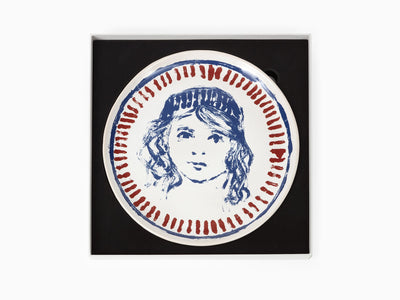 Claire Tabouret - "Portrait with stripes" Decorative Plate