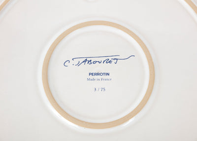 Claire Tabouret - "Portrait with stripes" Decorative Plate