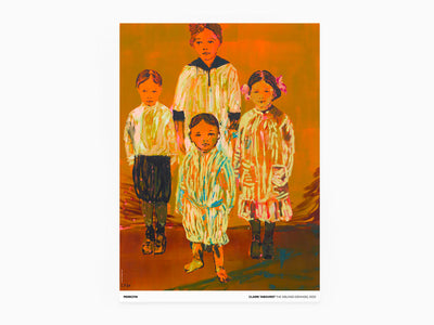 Claire Tabouret - The Siblings (orange), 2020 (standard poster)