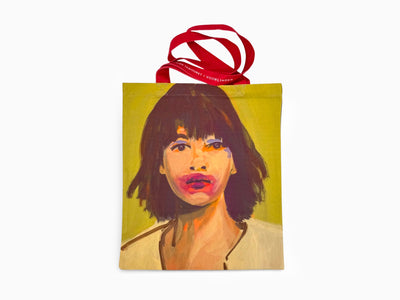 Claire Tabouret  Sac fourre-tout « Maquillage » (rouge et violet)
