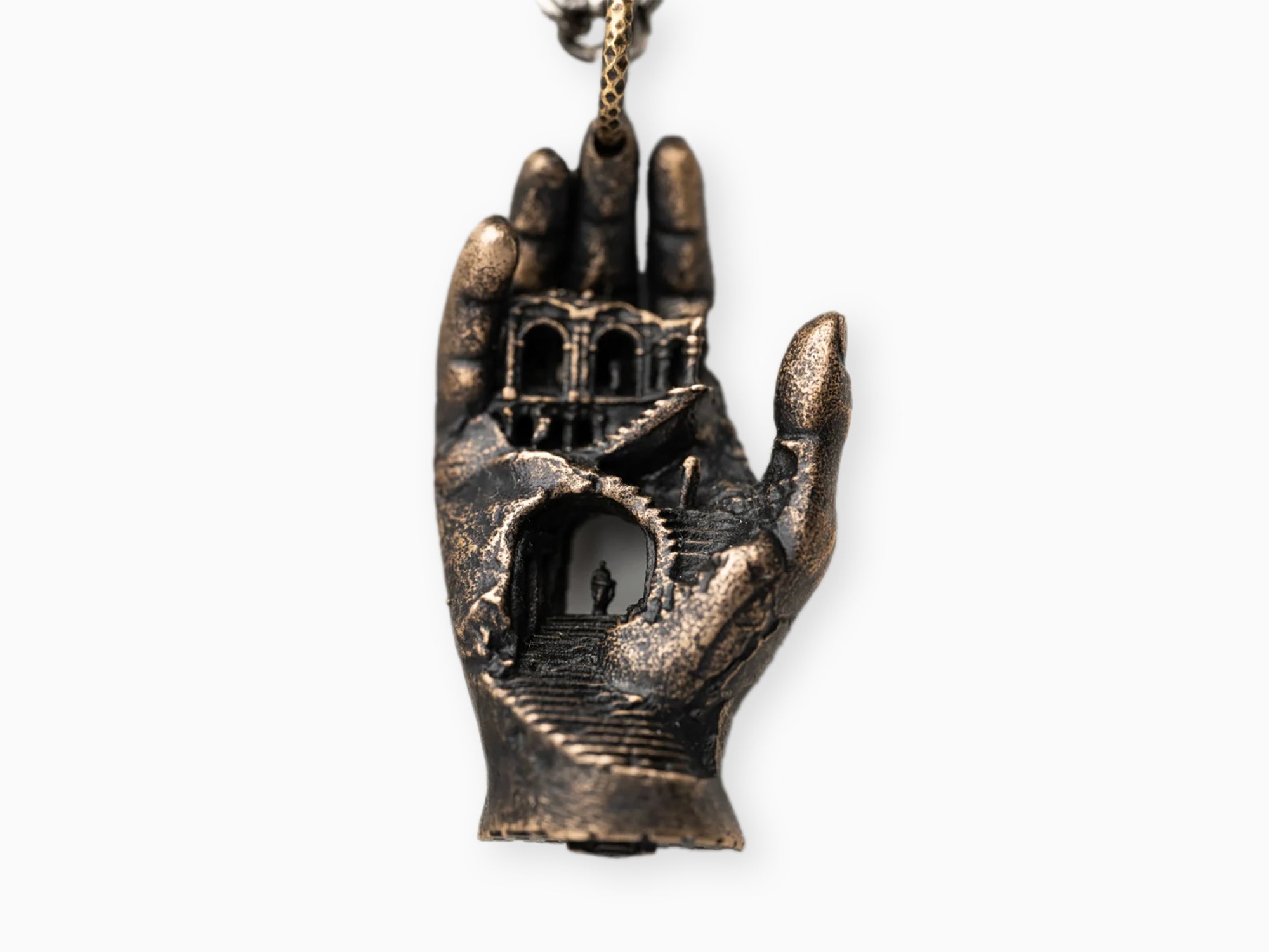 Daniel Arsham - Hand Labyrinth Pendant Necklace