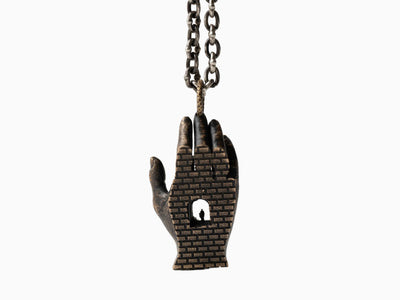 Daniel Arsham - Hand Labyrinth Pendant Necklace