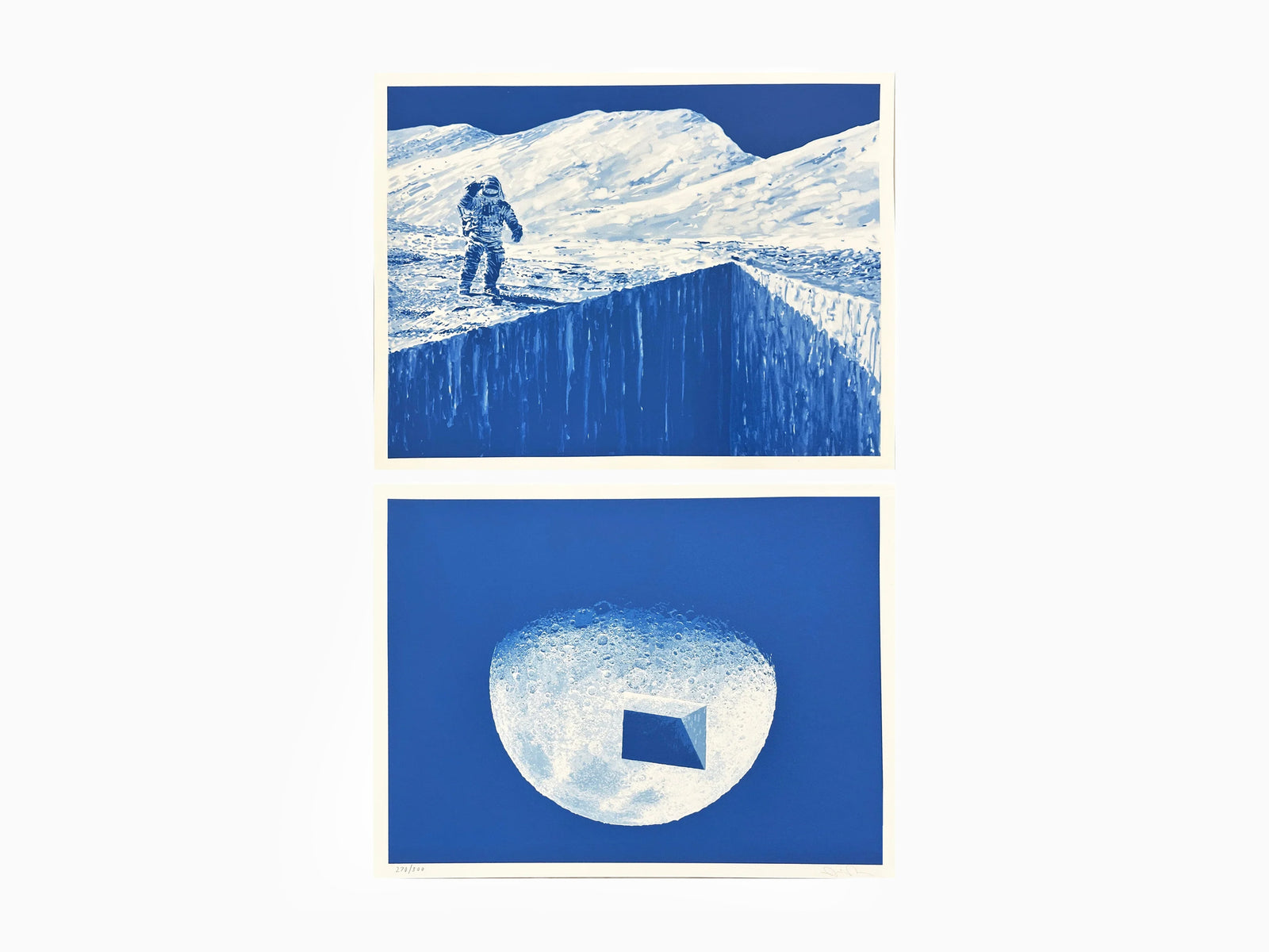 Daniel Arsham - Estampes lunaires (lot de 2)