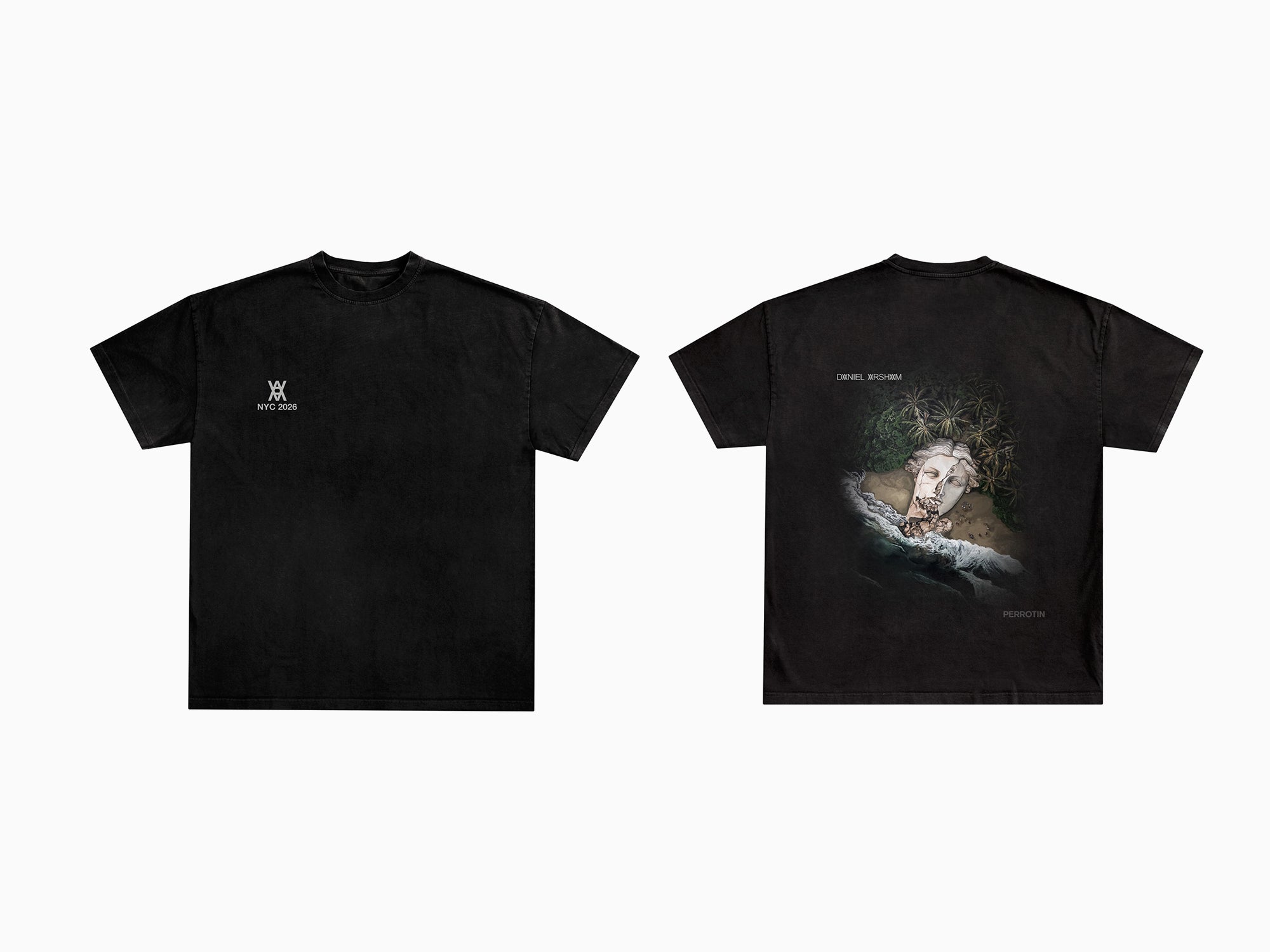 Daniel Arsham - T-shirt « Collapse at the Ocean »