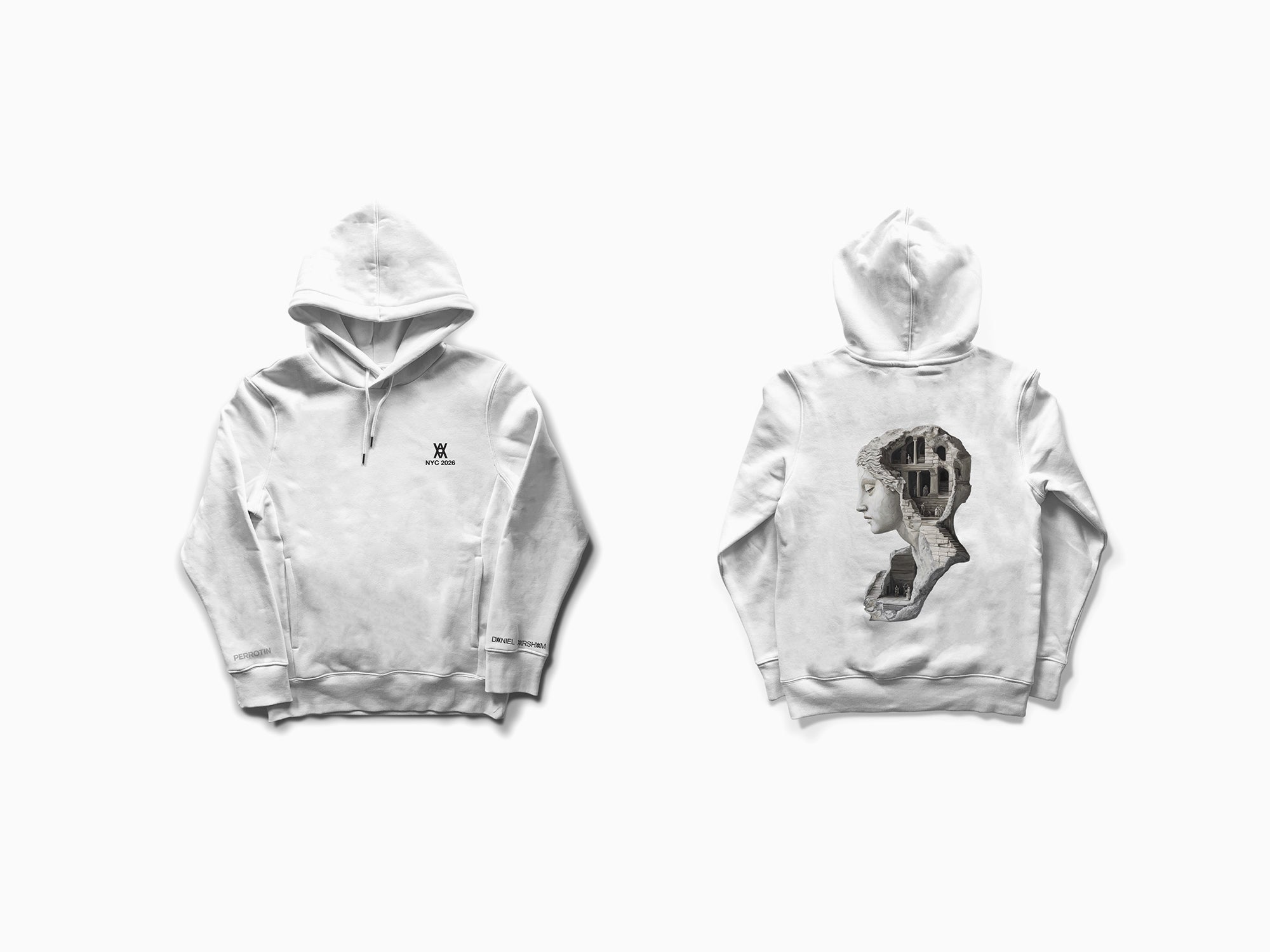 Daniel Arsham - Sweat à capuche Labyrinth