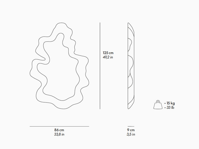 Snarkitecture - Sculpted Mirror White