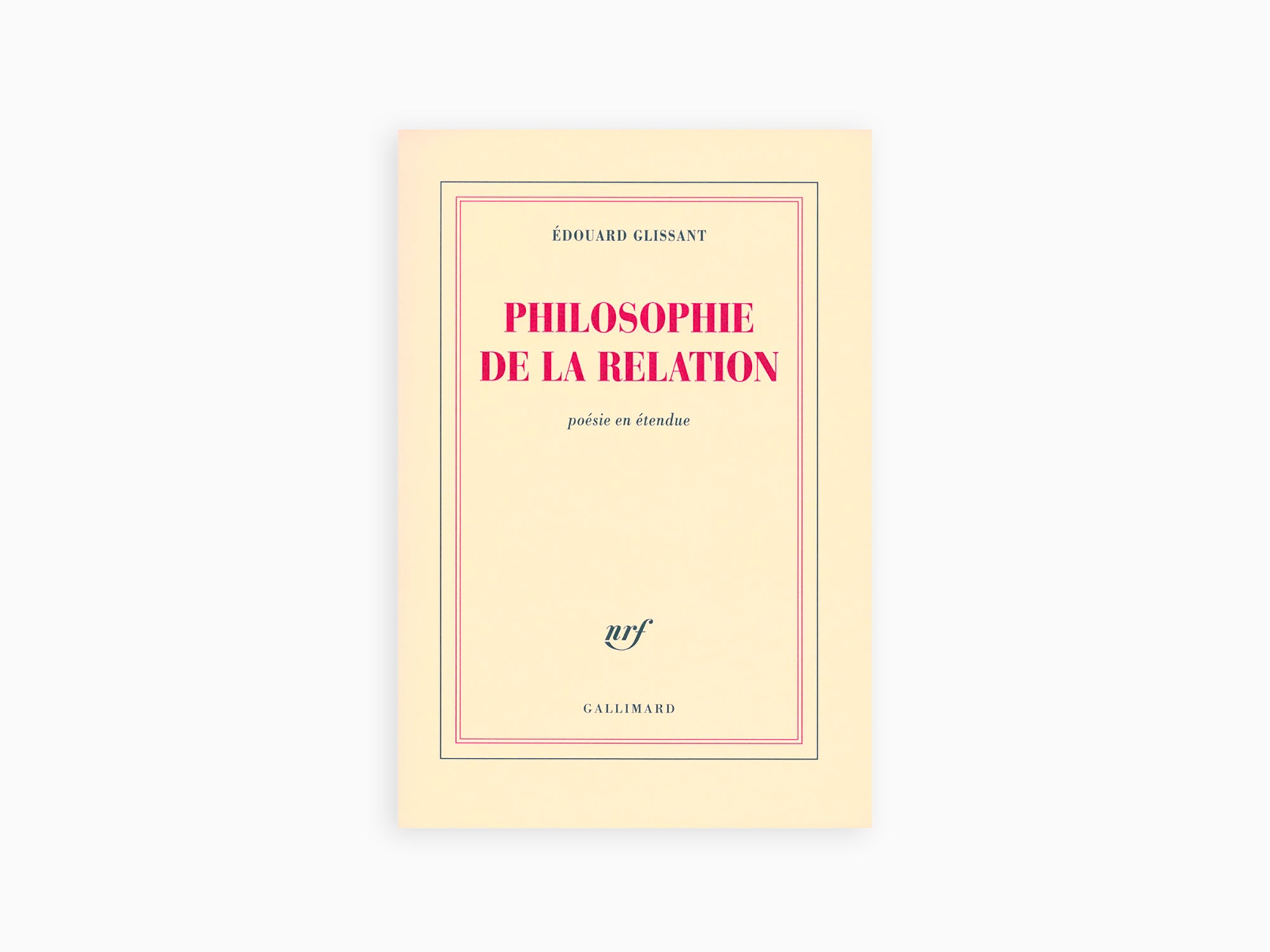 Édouard Glissant - Philosophie de la Relation