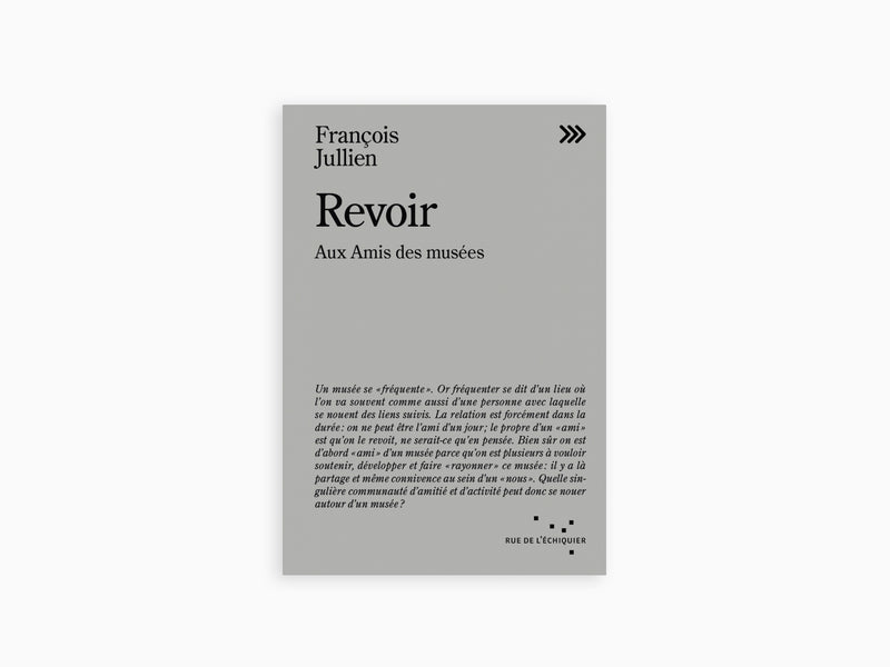 François Jullien - Revoir
