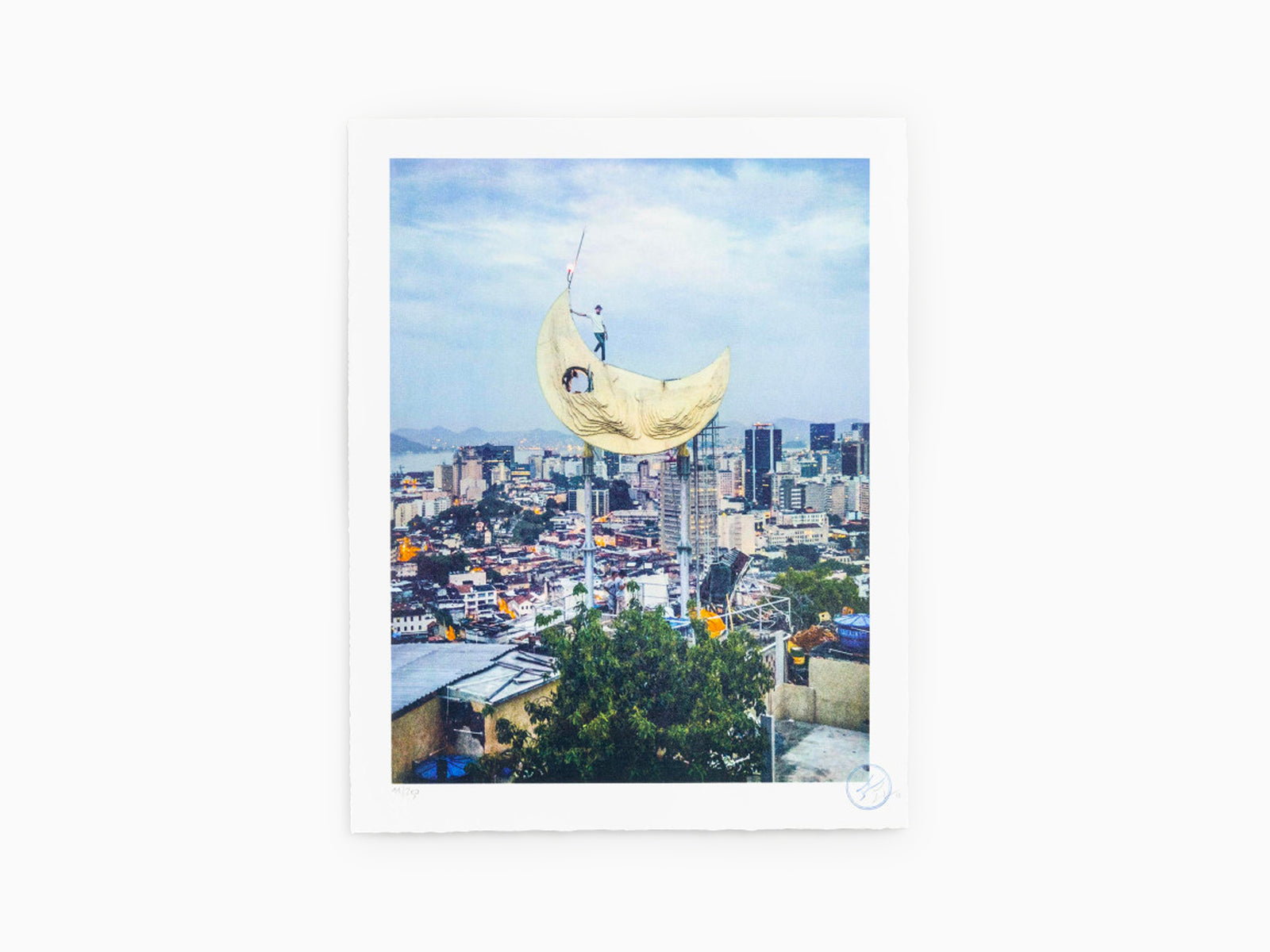 From The Archives: JR - Casa Amarela, JR sur la Lune, favela Morro da Providência, Rio de Janeiro,