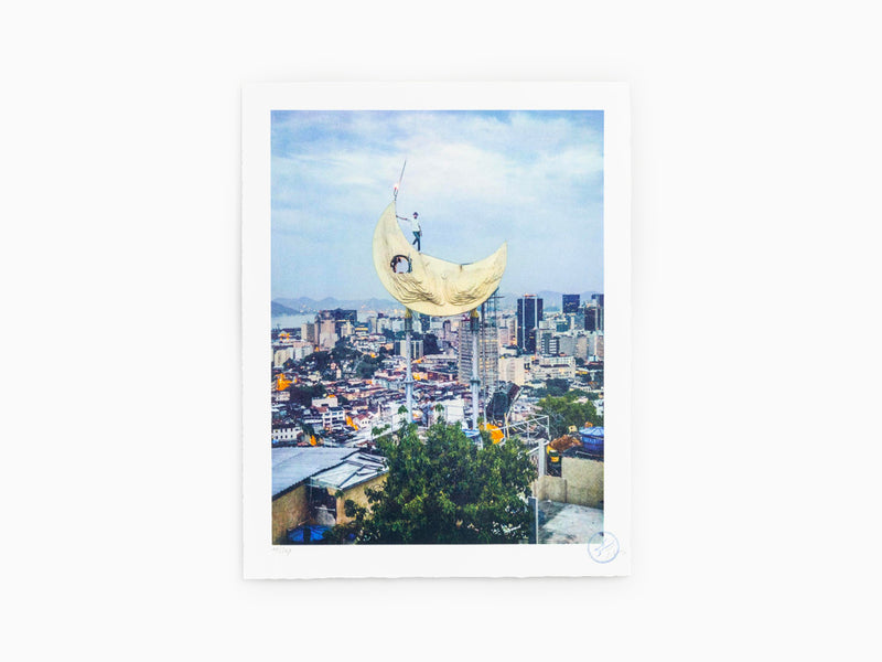 From The Archives: JR - Casa Amarela, JR sur la Lune, favela Morro da Providência, Rio de Janeiro,