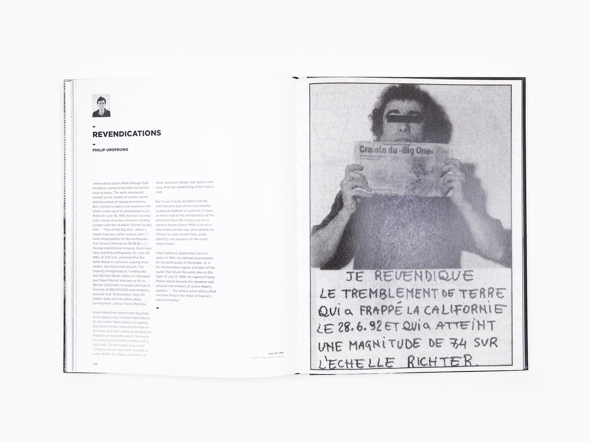 Gianni Motti - Perrotin monographie