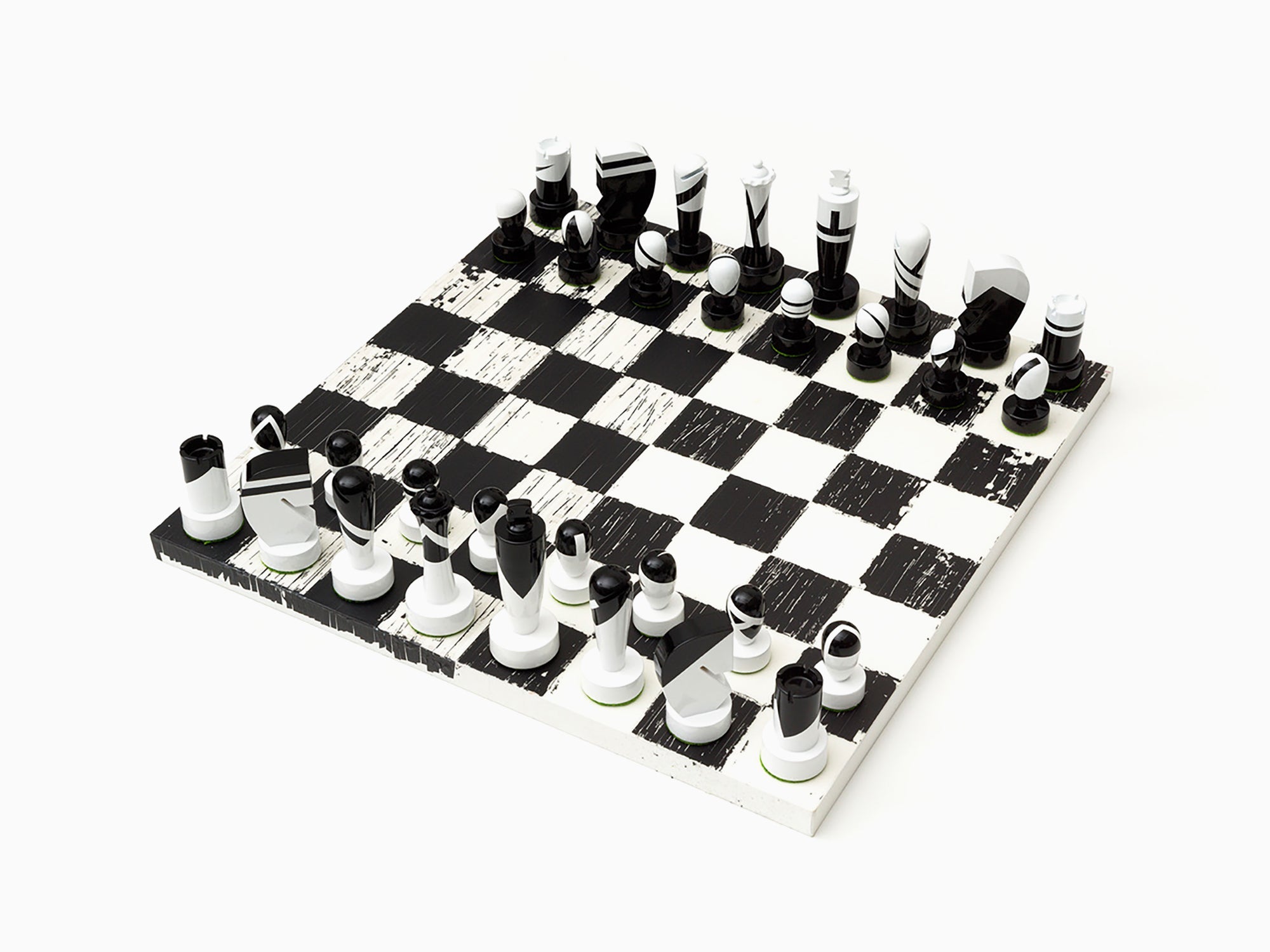 Gregor Hildebrandt x Yasmin Müller - "schwarzes Bianco, 2023" chessboard