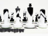 Gregor Hildebrandt x Yasmin Müller - "schwarzes Bianco, 2023" chessboard
