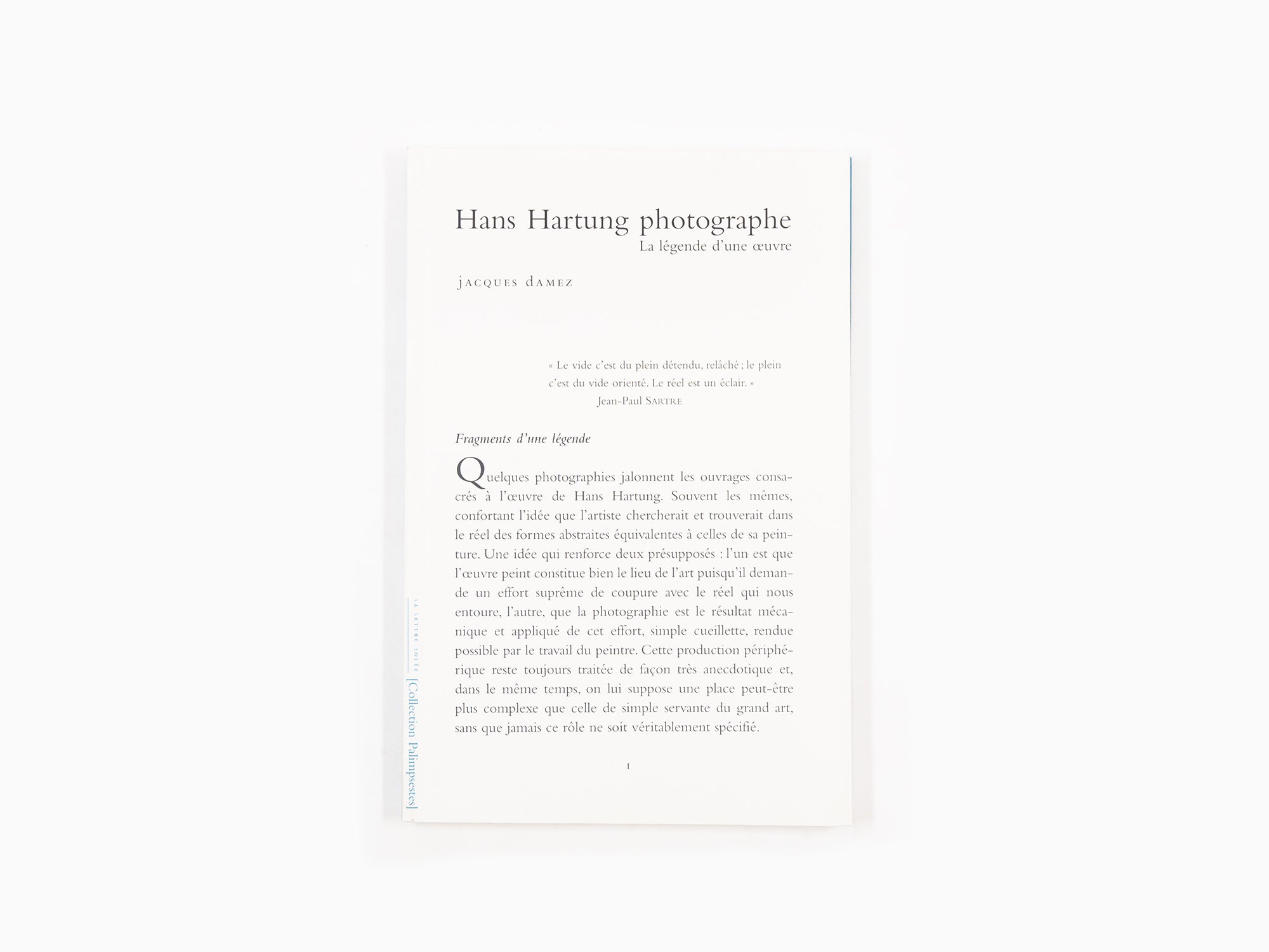 Jacques Damez - Hans Hartung photographe
