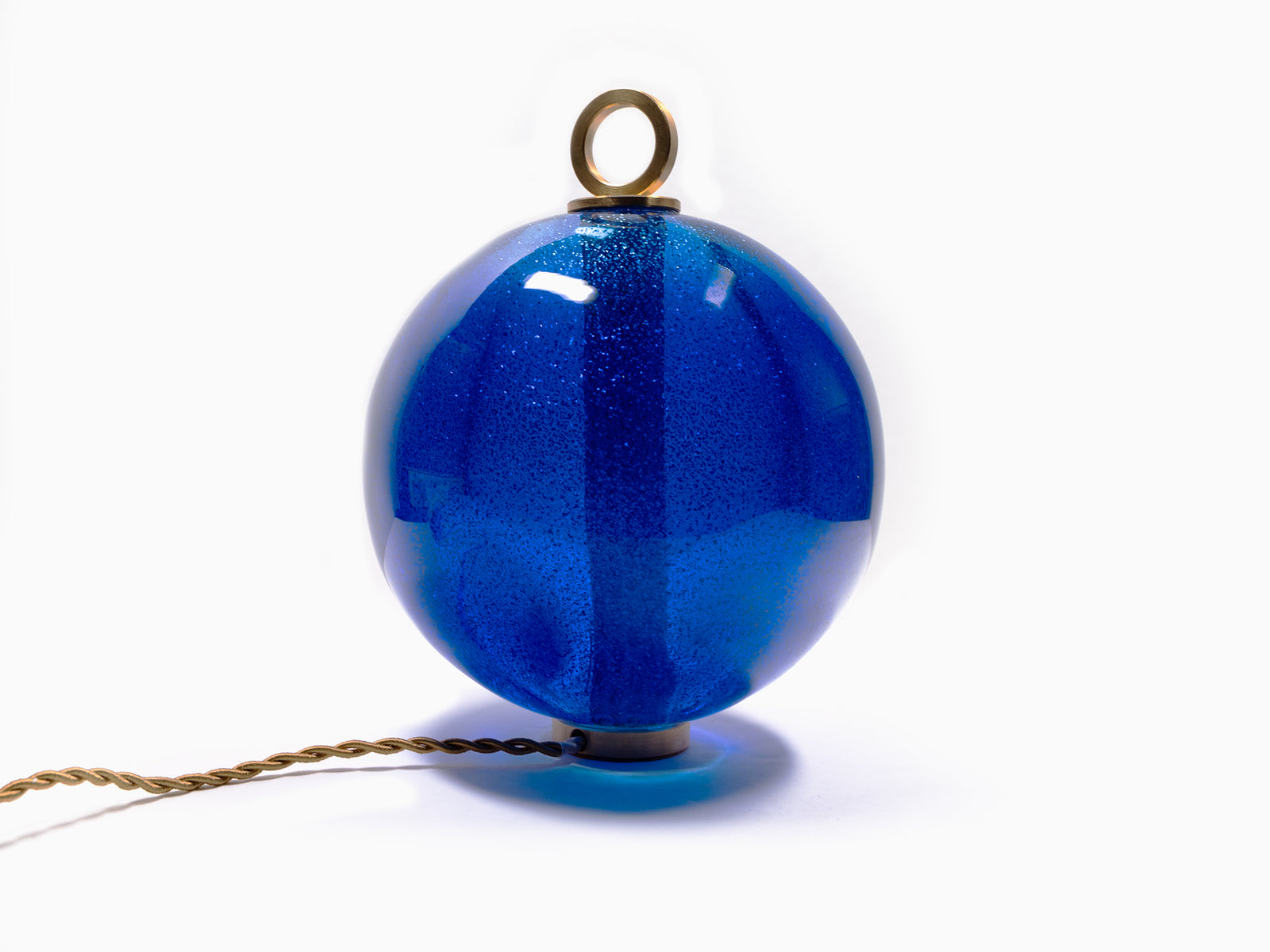 Jean-Michel Othoniel - Lampe perle Cobalt Mica 18cm (23EN209)