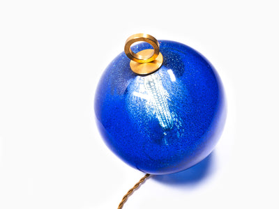 Jean-Michel Othoniel - Lampe perle Cobalt Mica 18cm (23EN209)