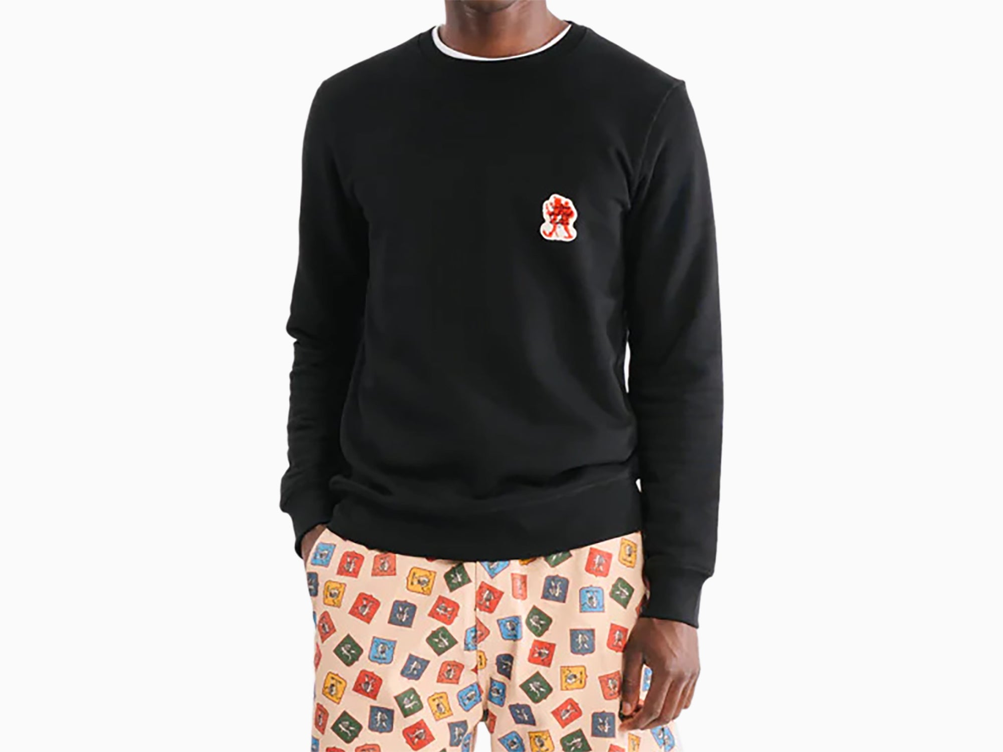 JR x Au Vieux Campeur - La Caverne du Pont-Neuf - Sweat Patch (Black)