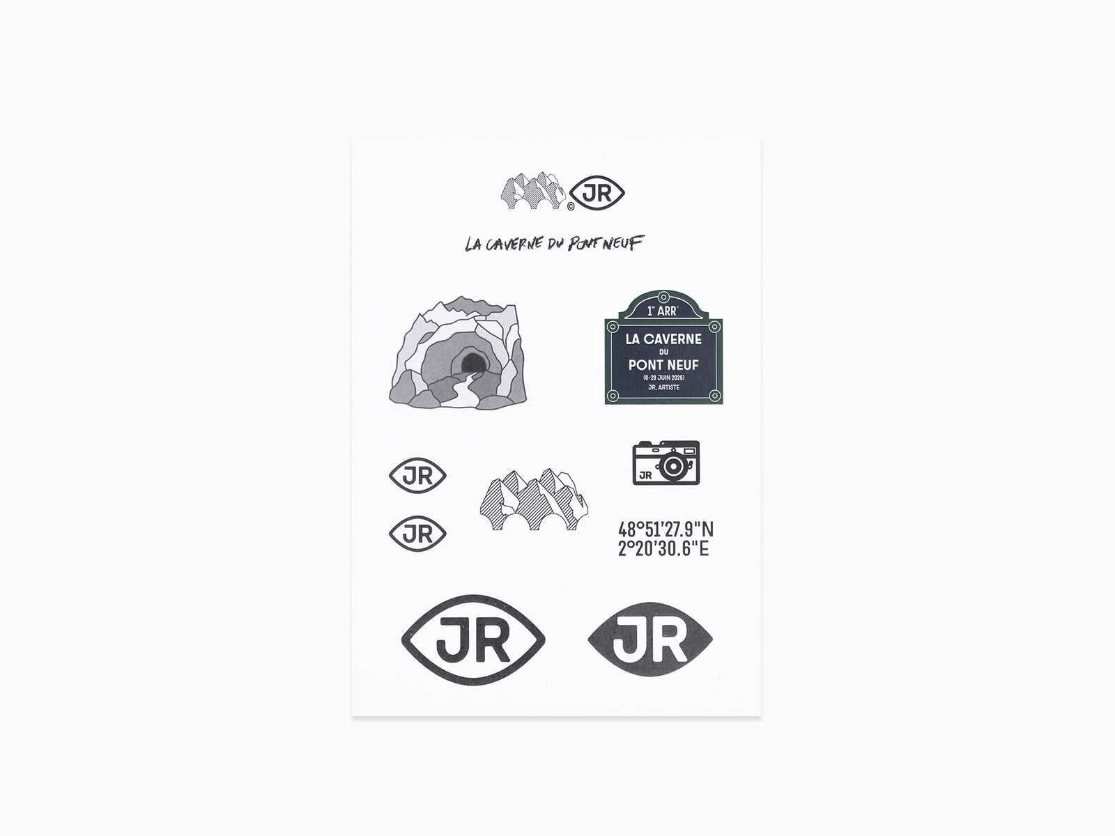 JR - La Caverne du Pont-Neuf Stickers