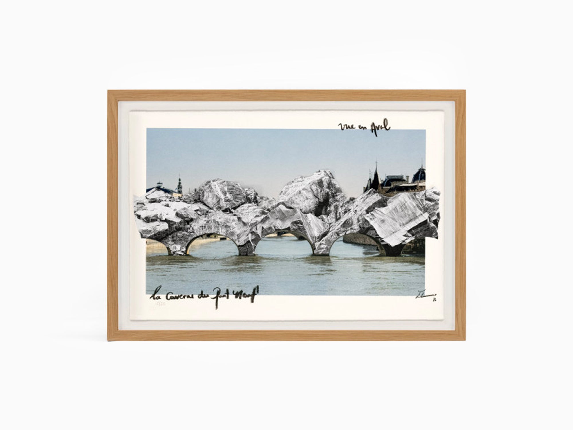 JR - La Caverne du Pont-Neuf, vue en aval, Paris, France, 2026