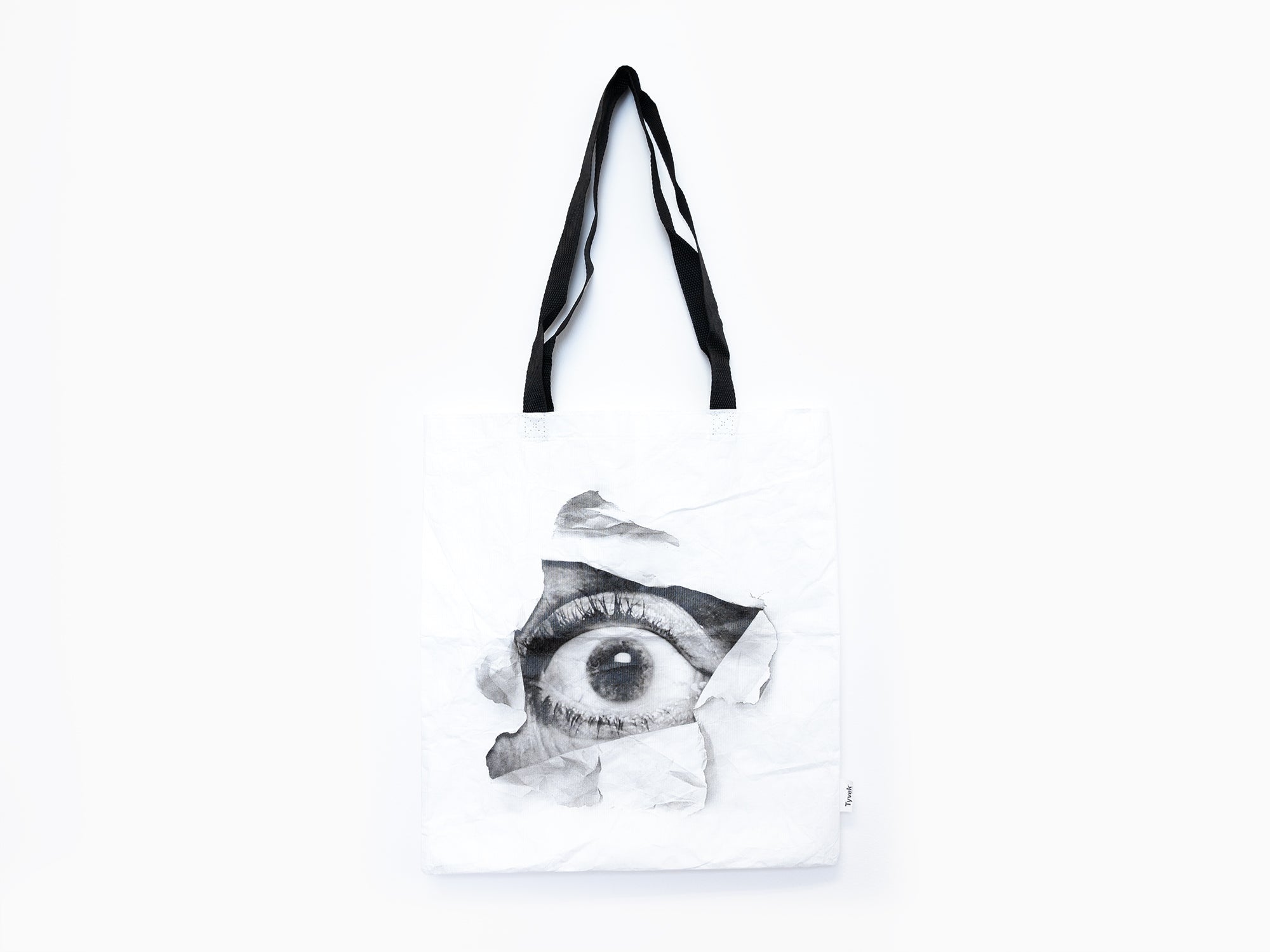 JR - Oeil Froissé (Wrinkled Eye) Tyvek Tote Bag