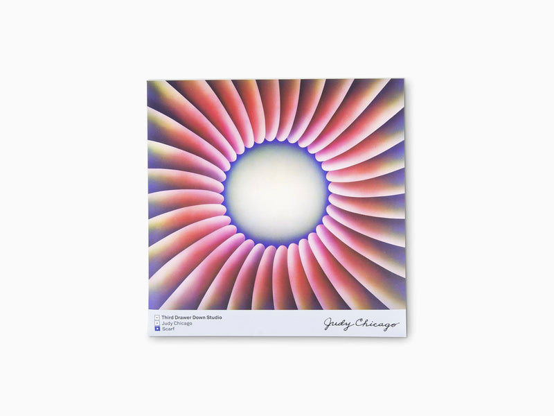 Judy Chicago - "Through the Flower" Silk Scarf