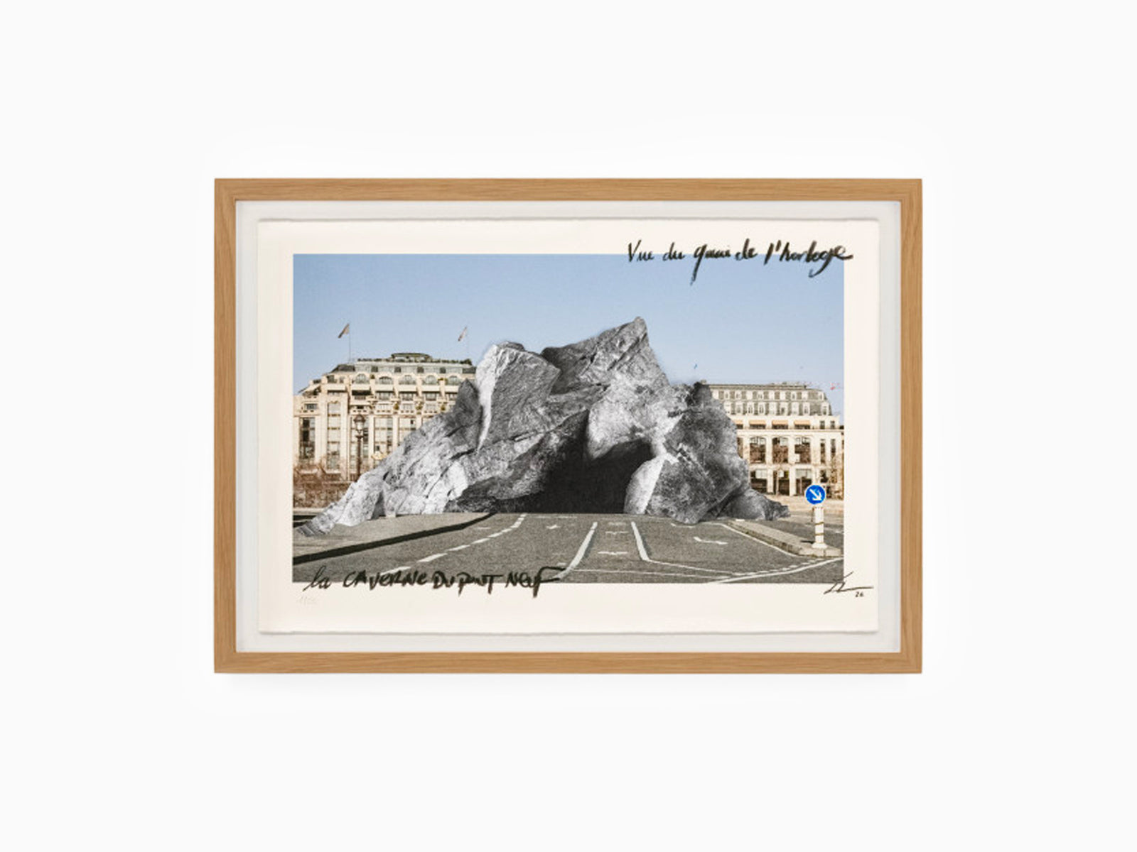 JR - La Caverne du Pont-Neuf, vue depuis le quai de l'Horloge, Paris, France, 2026