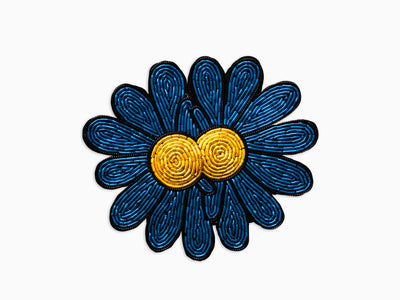 Laurent Grasso - Future Herbarium (Blue Daisy Brooch)