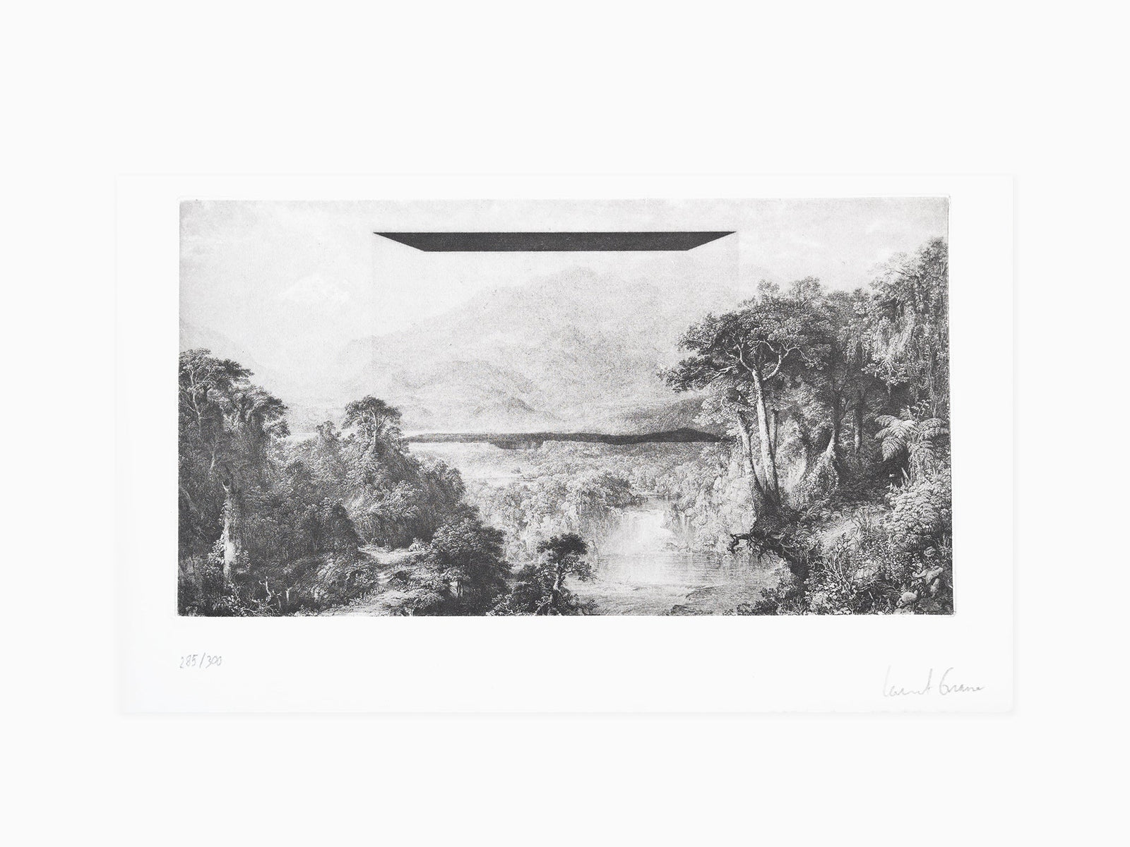 Laurent Grasso - Studies into the Past  (Orchid Island) - Etching