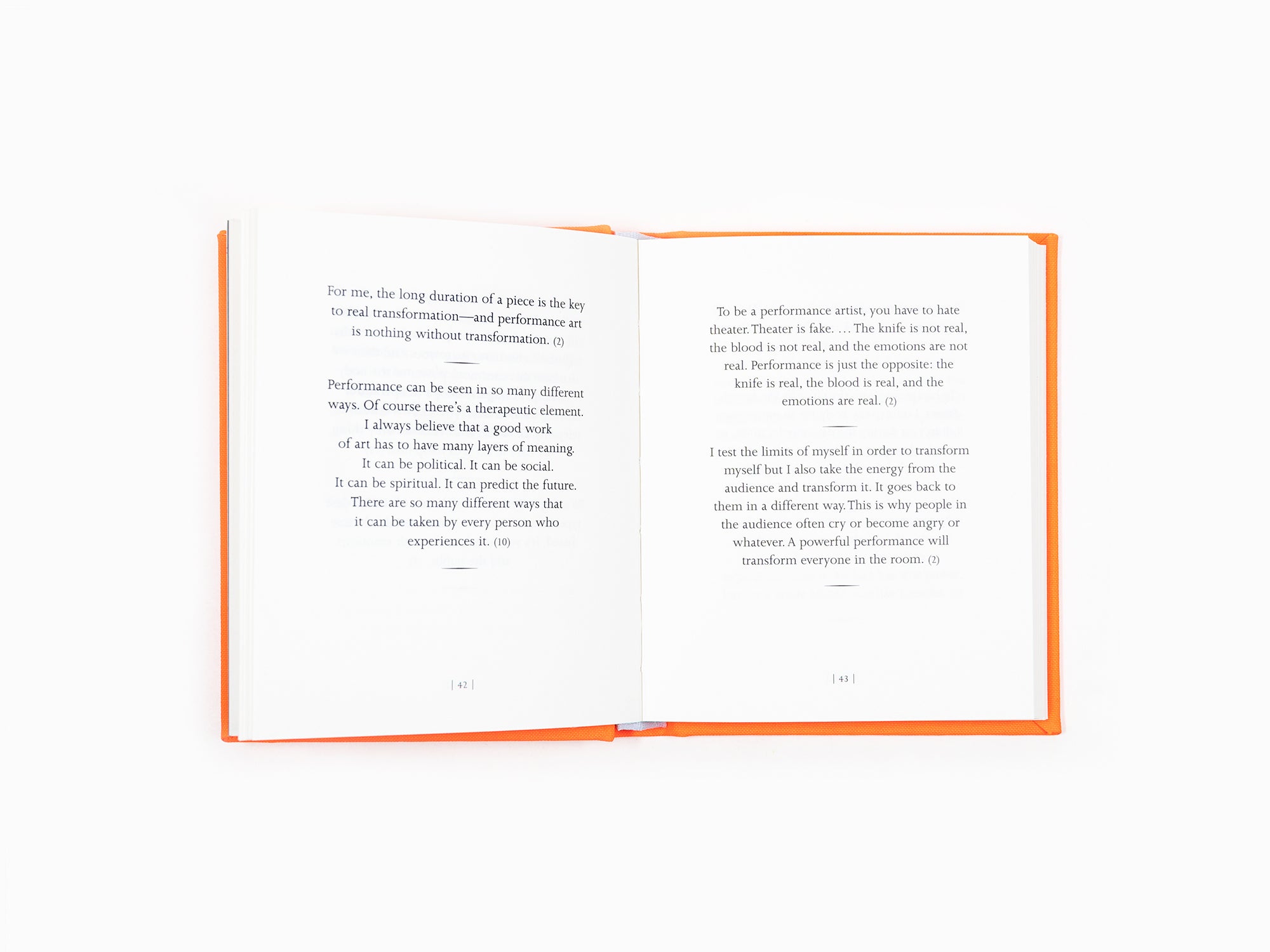 Marina Abramovic - Abramovic-isms