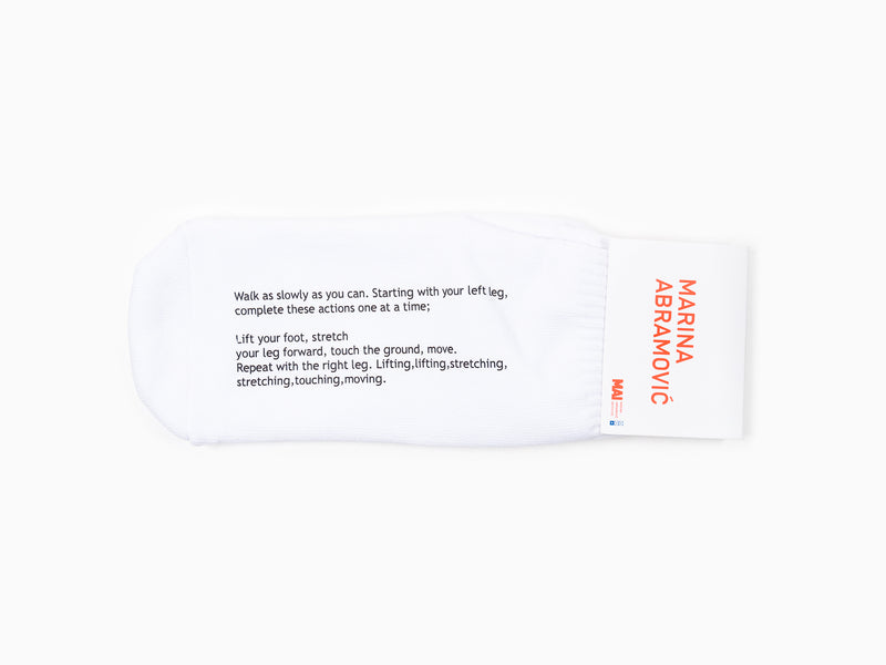 Marina Abramovic - Slow Walk Socks