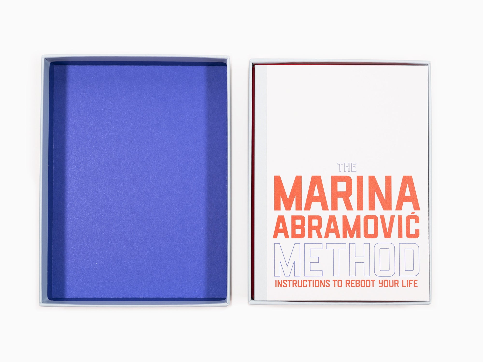 The Marina Abramovic method Instruction Cards to Reboot Your Life