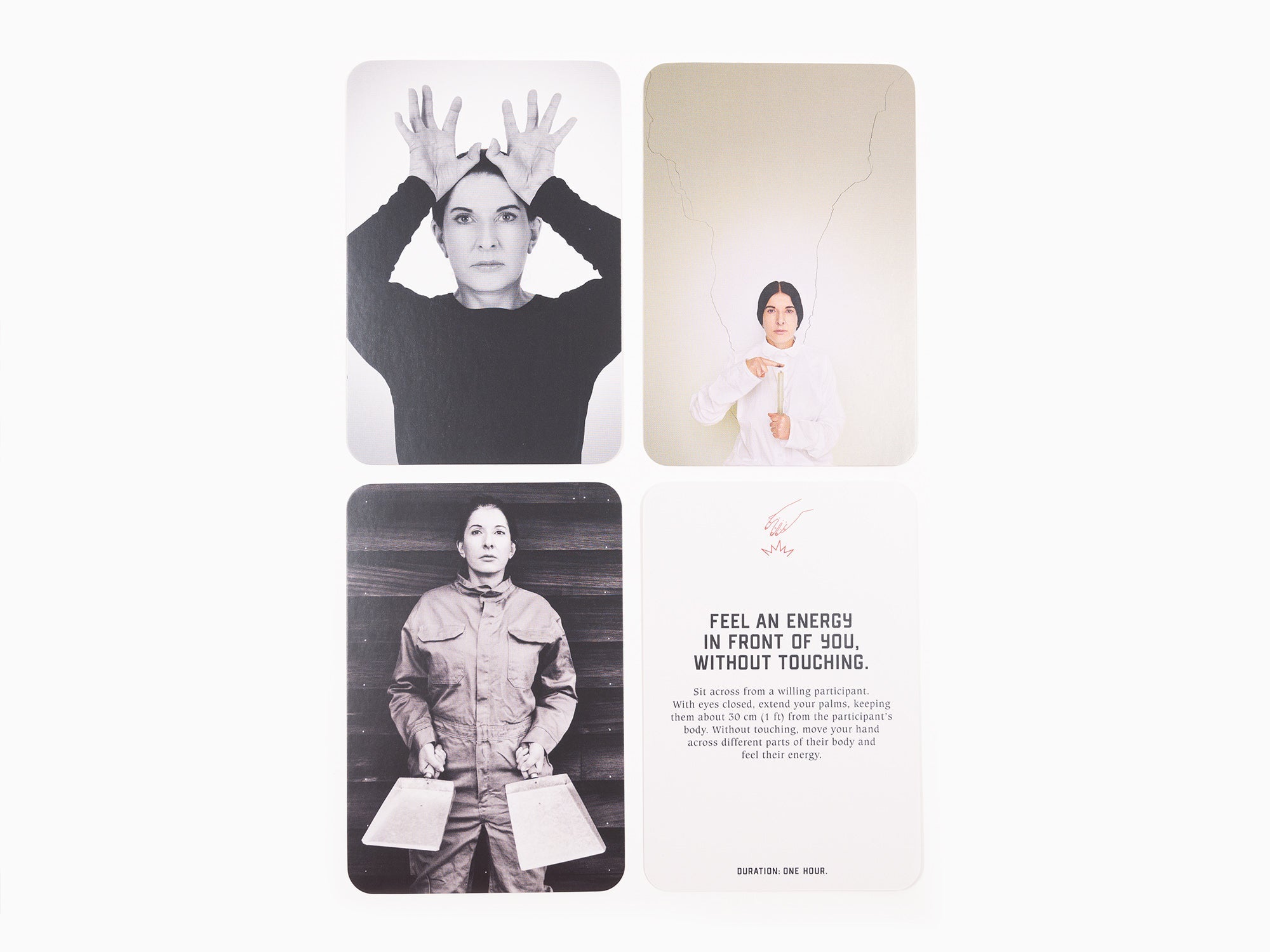 The Marina Abramovic method Instruction Cards to Reboot Your Life